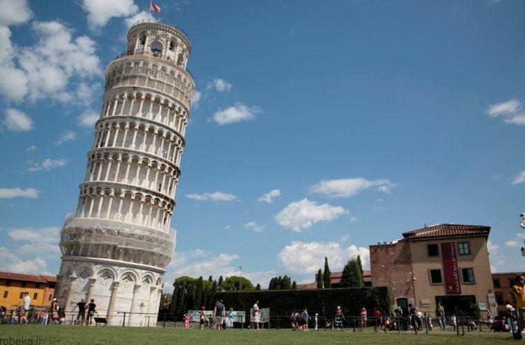 برج پیزا برج پیزا چگونه برابر زلزله مقاومت می‌کند +عکس