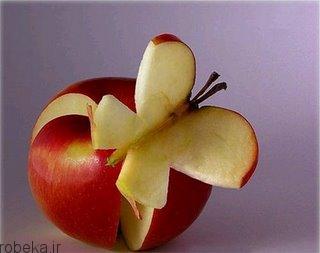 عکسهای مجسمه سازی با میوه ها