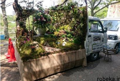 97 03 20enew791 طراحی باغ پشت کامیون‌های ژاپنی (+تصاویر)