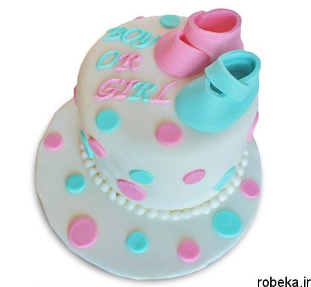 determination1 cake1 مدل کیک تعیین جنسیت جنین