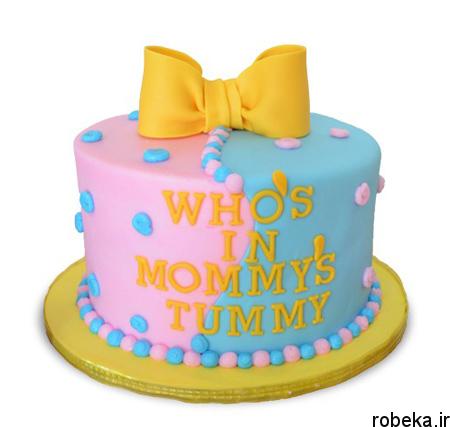 determination1 cake11 مدل کیک تعیین جنسیت جنین