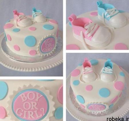 determination1 cake5 مدل کیک تعیین جنسیت جنین