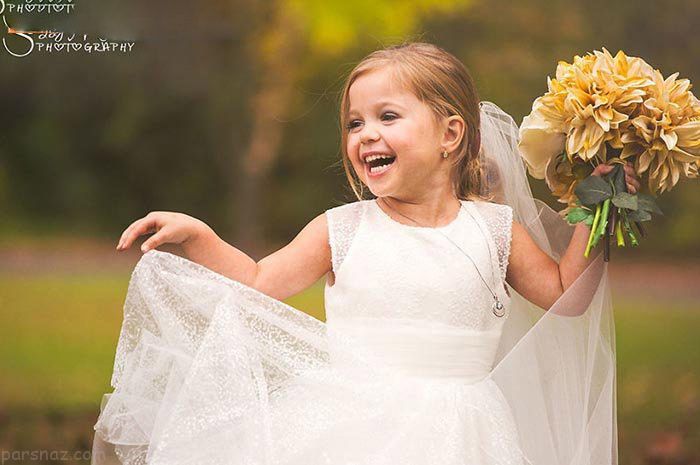 تصاویر جنجالی عروسی دختر 5 ساله +عکس عروس و داماد