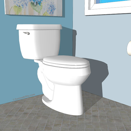 انواع توالت فرنگی های کم جا,مدل های انواع توالت فرنگی