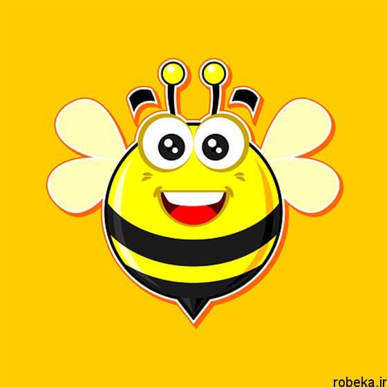 عکس زنبور عسل کارتونی و بامزه