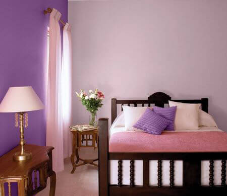 ترکیب رنگ یاسی در دکوراسیون اتاق خواب, دکوراسیون یاسی اتاق خواب, ایده هایی برای دکوراسیون یاسی اتاق خواب