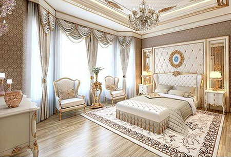 شیک ترین اتاق خواب های سلطنتی, مدل اتاق خواب