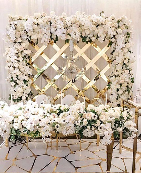 دکوراسیون میز سالگرد ازدواج،تزیین میز جشن سالگرد ازدواج wedding2 anniversary1 table16 تزیین میز برای سالگرد ازدواج