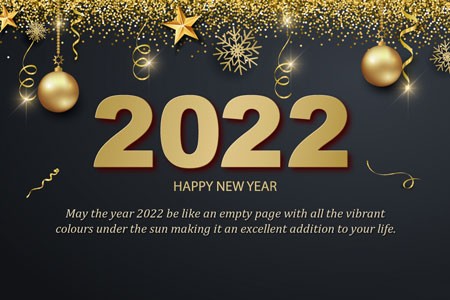 written new year عکس نوشته سال نو میلادی 2022